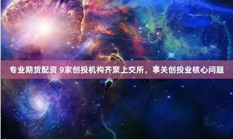 专业期货配资 9家创投机构齐聚上交所，事关创投业核心问题